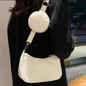 NEW Women White Ivory Crossbody Bag